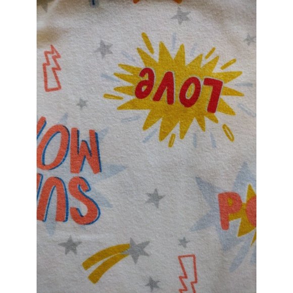 Old Navy Top Womens Medium Mom Tank Colorful Comic - Picture 9 of 9